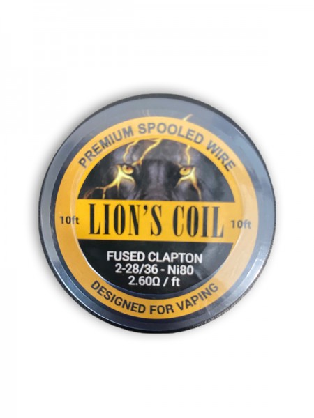 Lion's Premium Spooled Wire Fused Clapton 2.60ohm