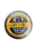 Lion's Premium Spooled Wire Mtl Fused Clapton 5.22ohm