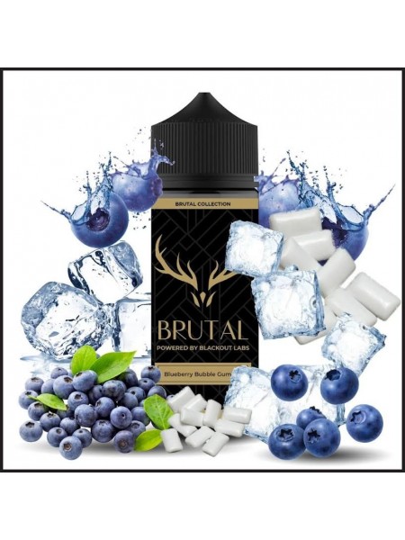 BLACKOUT Flavorshot Brutal Blueberry Bubble Gum Ice 120ml