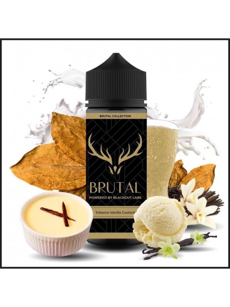 BLACKOUT Flavorshot Brutal Tobacco Vanilla Custard 120ml