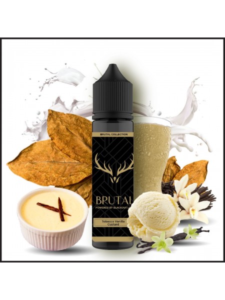 BLACKOUT Flavorshot Brutal Tobacco Vanilla Custard 60ml