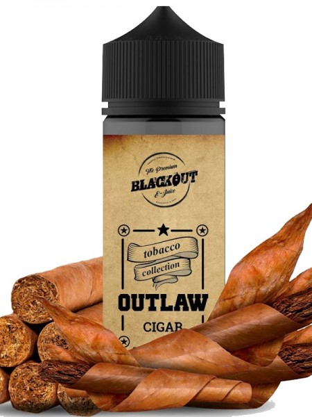 BLACKOUT Flavor Shot Tobacco Collection Outlaw Cigar 120ml