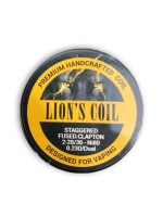 Lion's Premium Handcrafted Coil Staggered Fused Clapton 0.23ohm