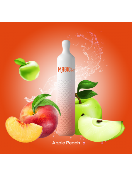 Magic Bar Q 600puffs Apple peach