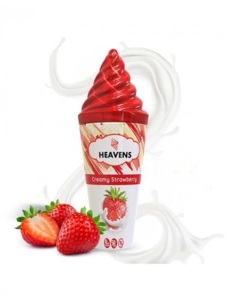 Vape Maker Flavorshot Creamy Strawberry E-Cone 100ml